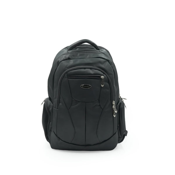 Backpack – 20-Inch Waterproof Multi-Functional School, Travel & Laptop Bag with USB Charging Port – Black – President BPP9905-20