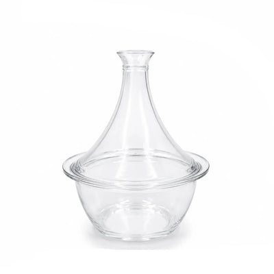 HS-T287 Vivo Acrylic Candy Bowl with Tajine Lid – 16 × 8 cm – Clear