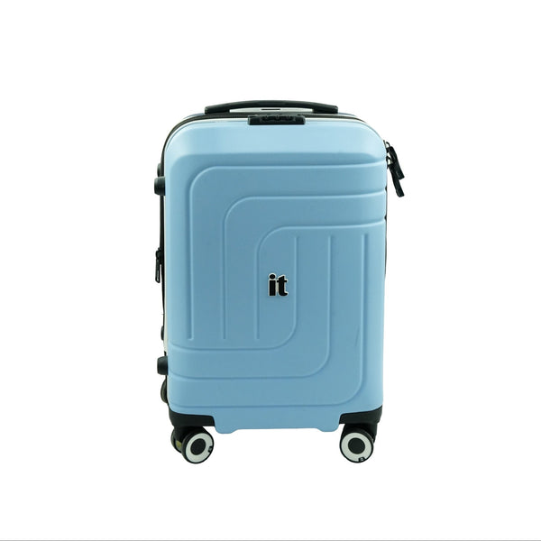 Trolley Case – Dual-Color Hard Shell Luggage in Light Blue & Navy with TSA Lock & Spinner Wheels – Available in 20", 25", and 30" Sizes – 16-2880-08