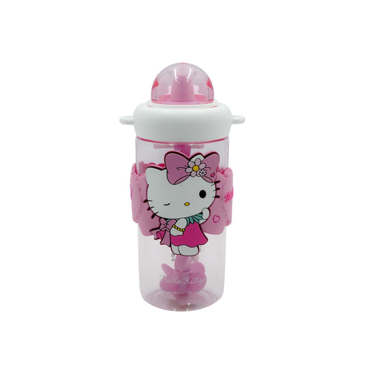 99610-06 – Thermos Water Bottle 620 ml – Pink  with Straw & Strap