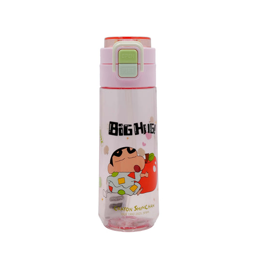 99610-07 – Thermos Water Bottle 560 ml – Pink  with Straw & Flip Lid