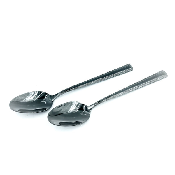 97741-09 Stainless Spoon 6-Piece Set - Black, 21cm