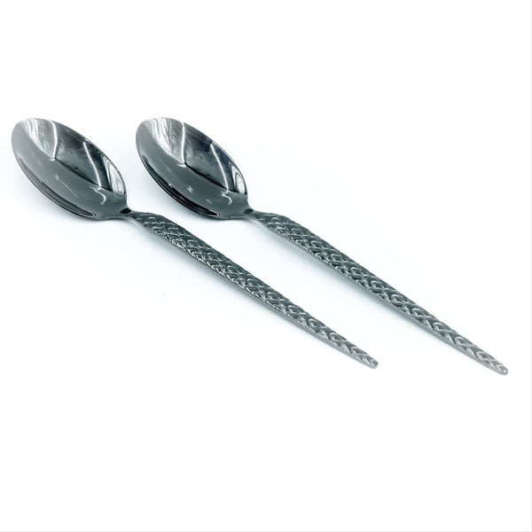 97740-17 Stainless Spoon 6-Piece Set - Black, 21cm