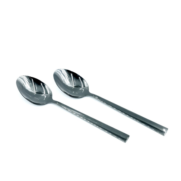 97744-07 Stainless Spoon 6-Piece Set 1 - Black, 12cm