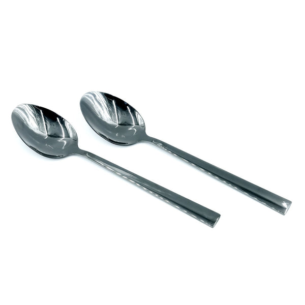 97745-05 Stainless Spoon  6-Piece Set - Black, 20cm