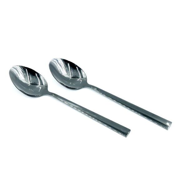 97744-07 Stainless Spoon 6-Piece Set 2 - Black, 15cm