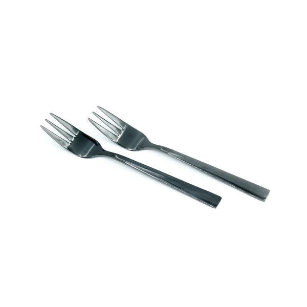 97744-07 Stainless Fork 6-Piece Set - Black 15cm