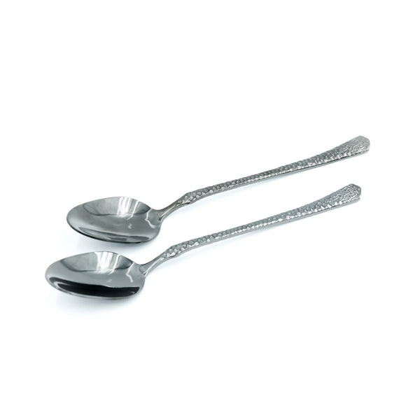 97746-06 Stainless Spoon 6-Piece Set 1 - Black, 13cm
