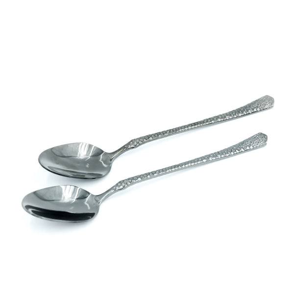 97746-06 Stainless Spoon  6-Piece Set  2 - Black, 16cm