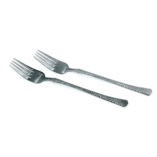 97746-05 Stainless Fork  6-Piece Set - Black, 22cm