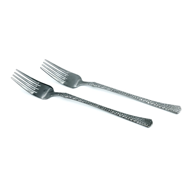 97746-05 Stainless Fork  6-Piece Set - Black, 22cm