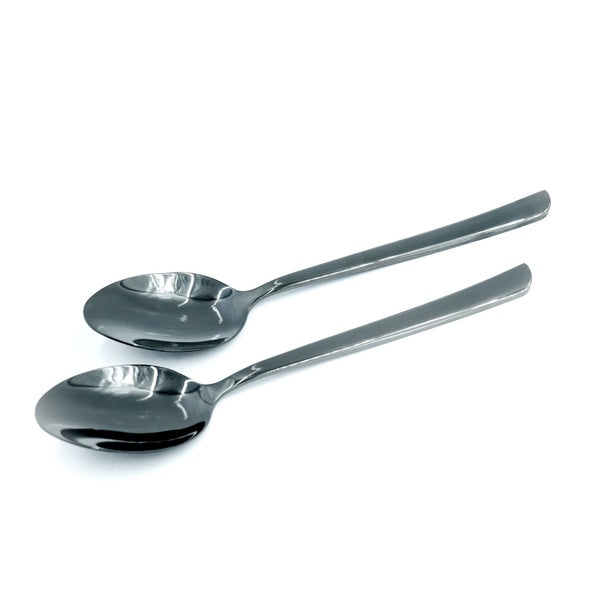 97744-19 Stainless Spoon 6-Piece  Set 2 - Black, 16cm