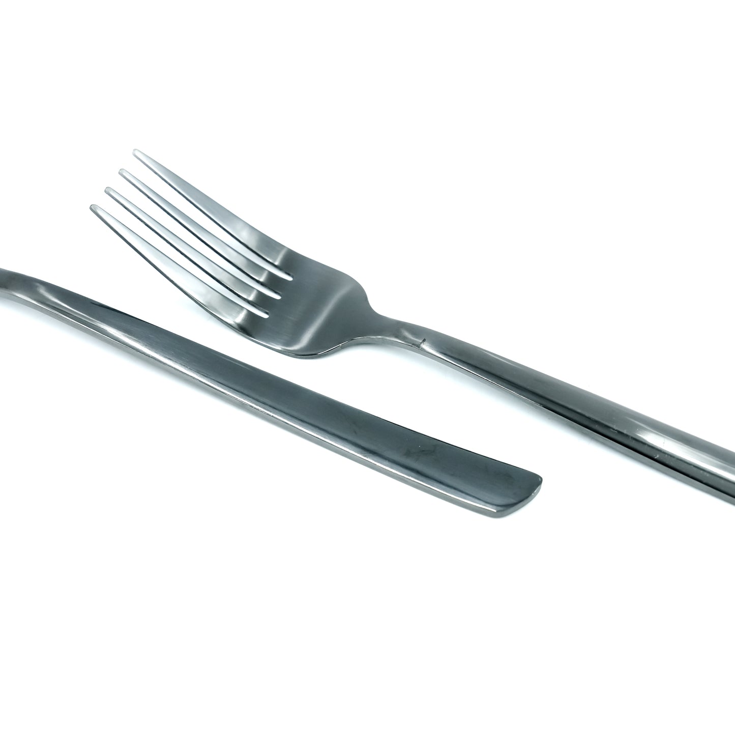 97744-18 Stainless Fork 6-Piece Set - Black, 21cm