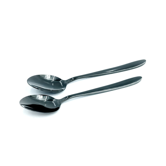 97744-11 Stainless Spoon 6-Piece Set - Black, 16cm