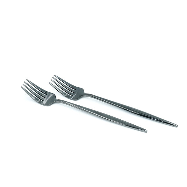 97747-03 Stainless Fork  6-Piece Set - Black, 21cm