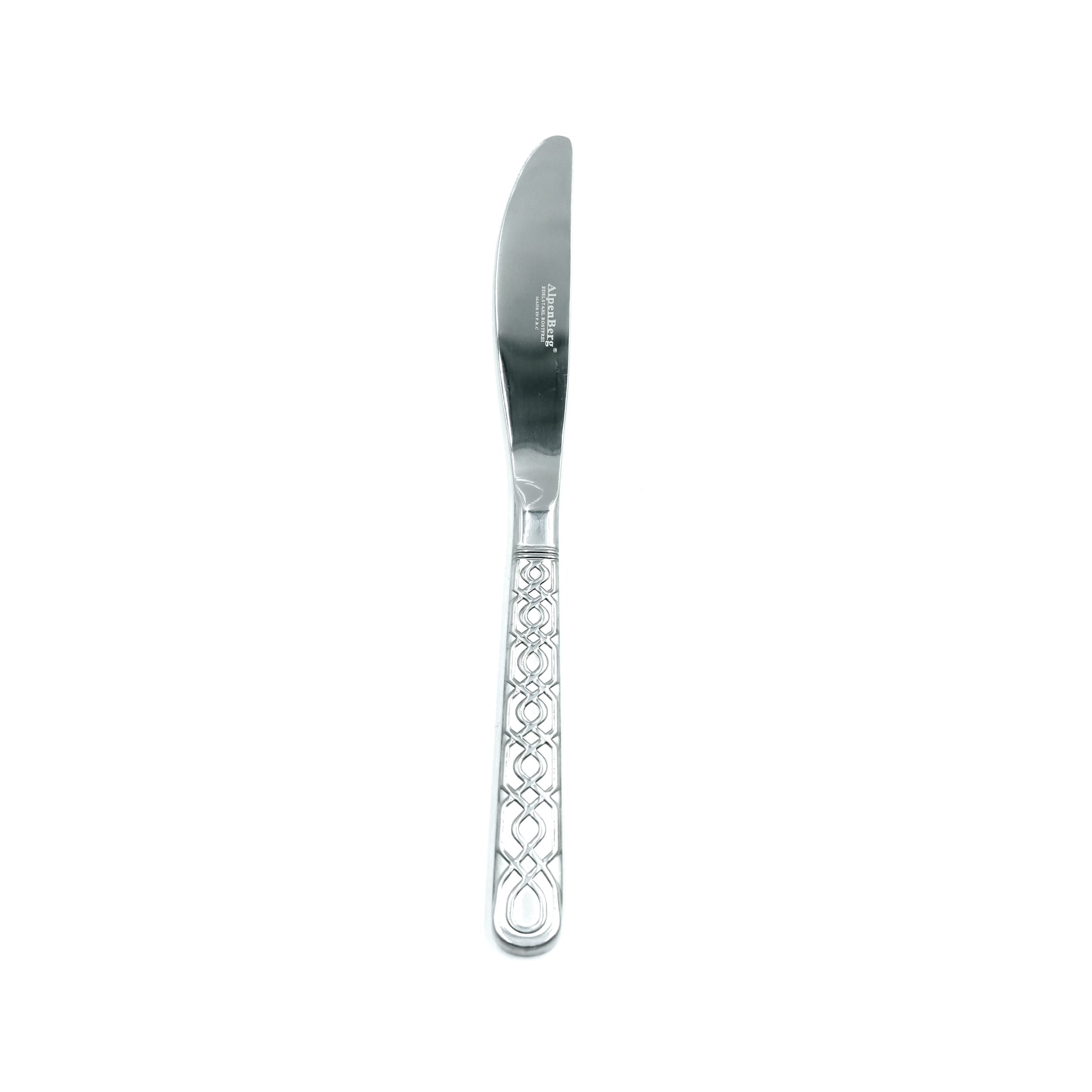 NN-143 38-Piece Cutlery Set with Stand - Silver, 18 Spoons, 12 Fork, 6 Knives & 2 Serving Spoons