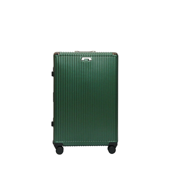 Aluminum Trolley Luggage – Hard Shell Suitcase with 360° Spinner Wheels, TSA Lock & Cup Holder – Available in 20", 24", 28" Sizes – 3019