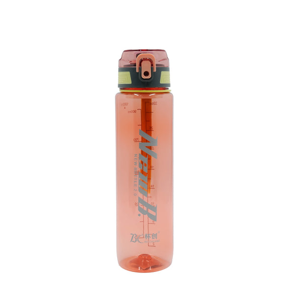 SA-24820  – Water Bottle – 1000ml Teal with Flip Lock Lid and Carry Strap
