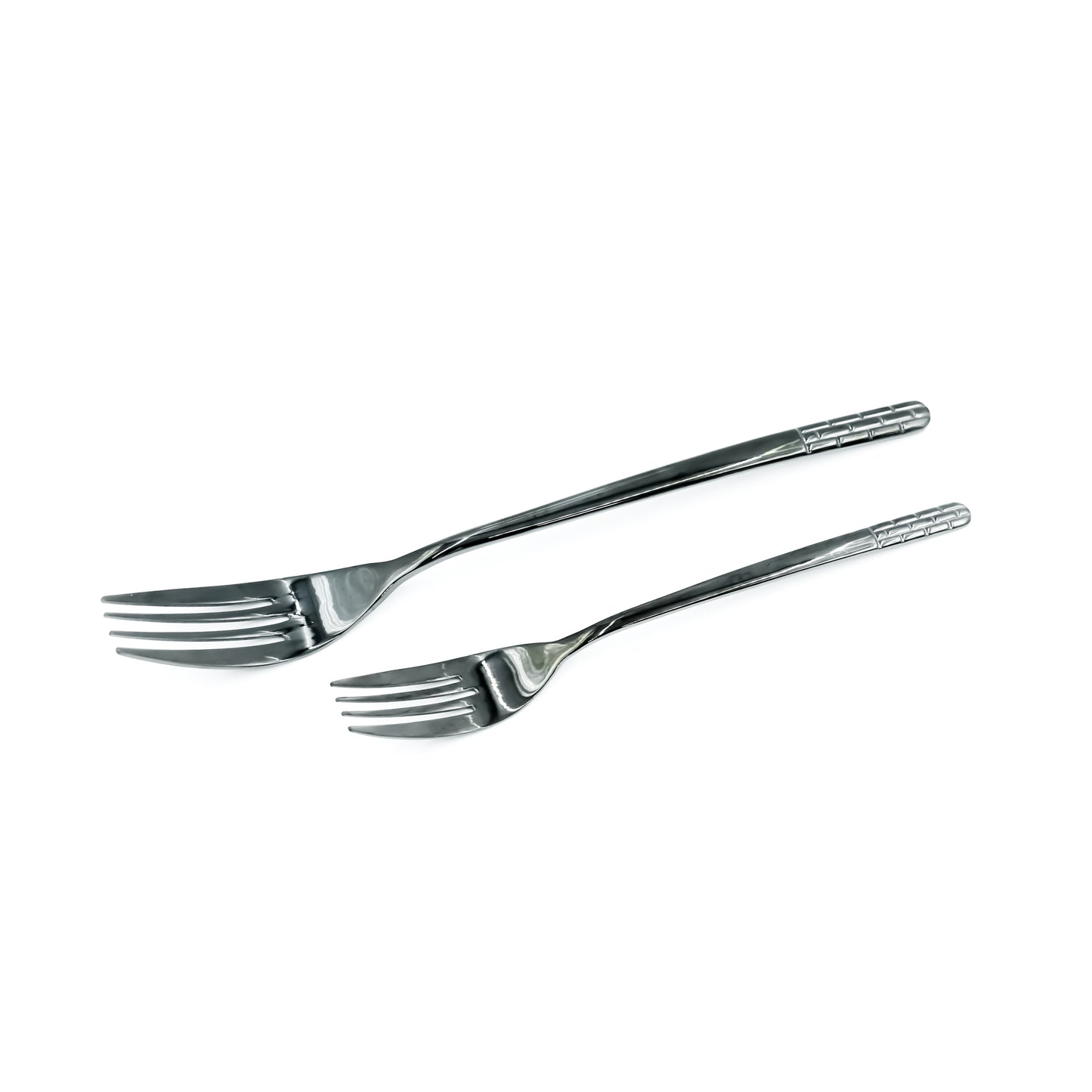 NN-173 Stainless Steel 38-Piece Cutlery Set with Stand - Black, 18 Spoons, 12 Fork, 6 Knives & 2 Serving Spoons