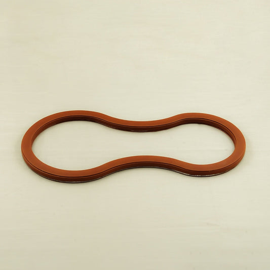 Acrylic Leather Ring Tray – Brown Finish – 60cm × 32cm – Large Modern Decorative Tray