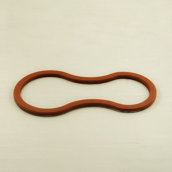 Acrylic Leather Ring Tray – Brown Finish – 60cm × 32cm – Large Modern Decorative Tray