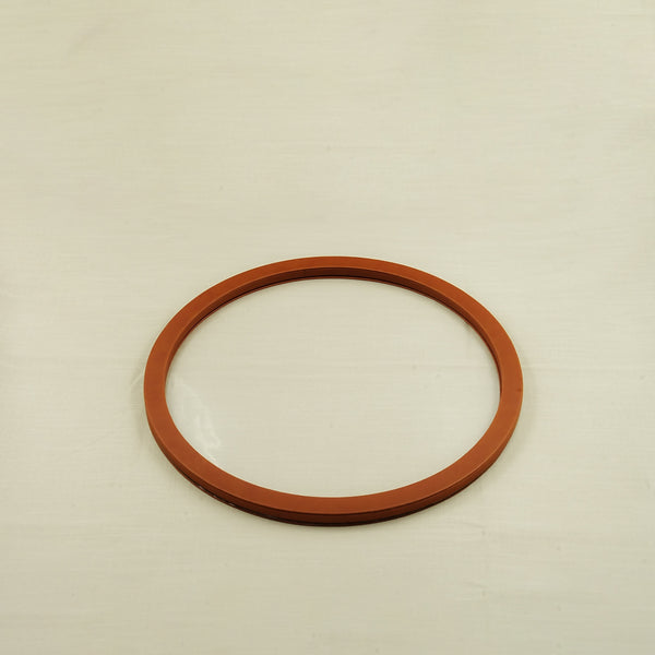 Acrylic Leather Round Tray – Brown Finish – 40cm Diameter – Small Modern Serving Tray