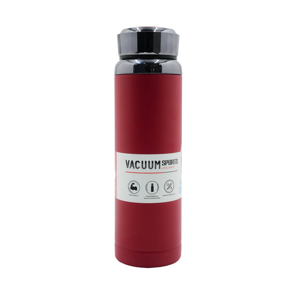 NF-27239 – Thermal Insulation Bottle – 1000ml Red with Stainless Steel & Chrome Cap