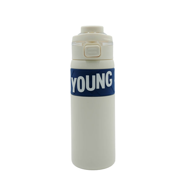 NF-27941 – Insulation Bottle –  Flip Lock Lid & Blue Band Design