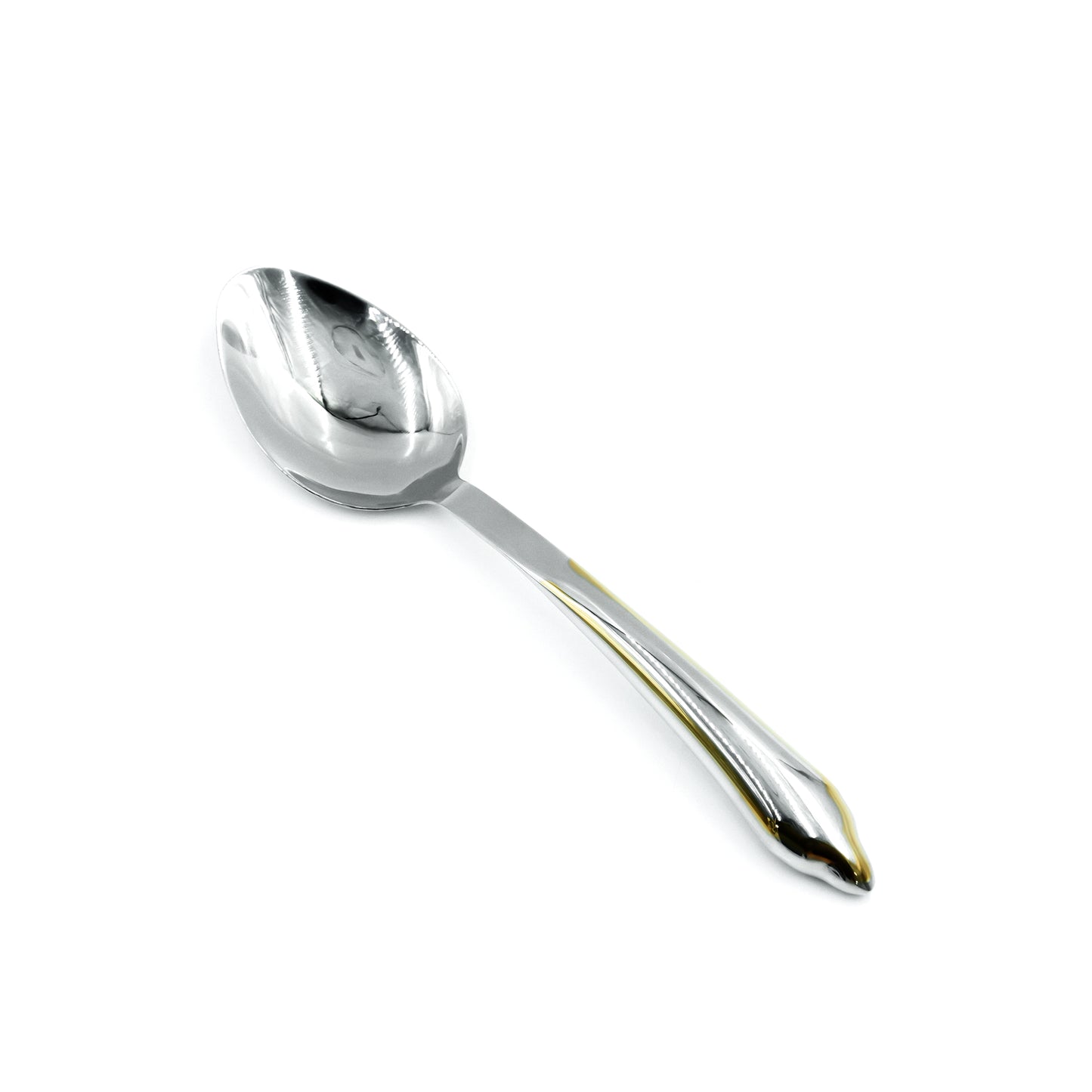 CUT1620087 Stainless Steel 7-Piece Kitchen Tool Set with Stand – Silver and Gold