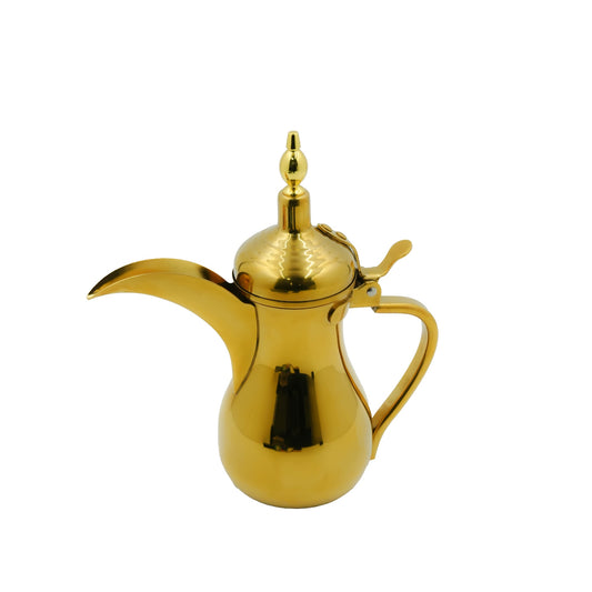 SC-20060 – Stainless Steel Coffee Pot – 1600ml Gold  with Spout & Handle