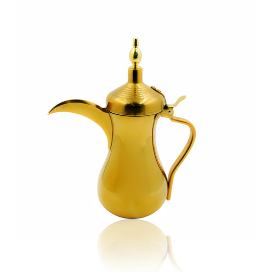SC-20061 – Stainless Steel Coffee Pot – 2000ml Gold with Spout &  Handle