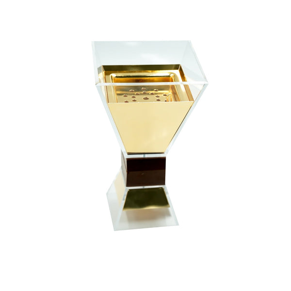 CD-7224 Incense Burner - Gold, 29cm (H)