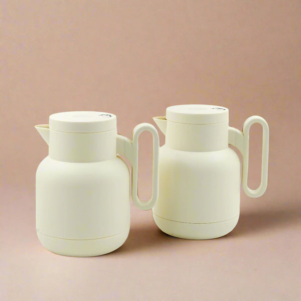 Vacuum Flask 2-Piece Set – 1L + 1L – Beige – HA2501