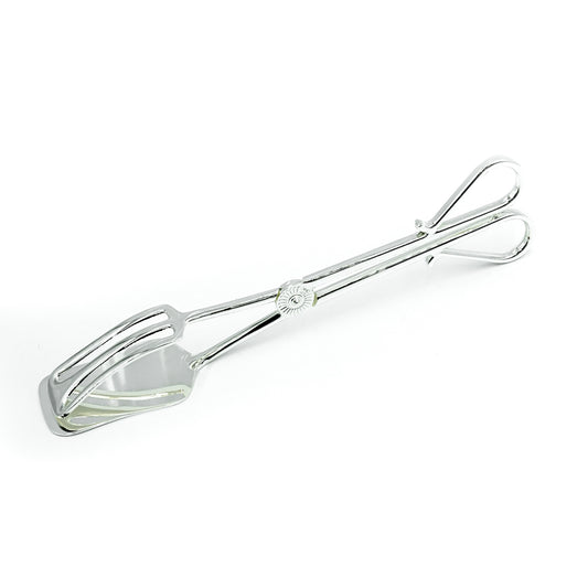 CD-6245 Stainless Steel Tong – Silver with Decorative Handle, 25cm