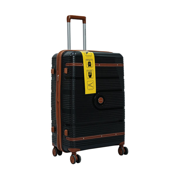 WP-17109/WP-17113 – NAOH Trolley Case – Black – ABS Hard Shell Luggage with TSA Lock & Spinner Wheels – Available in Small, Medium, Large, Small Beauty Case & Large Beauty Case