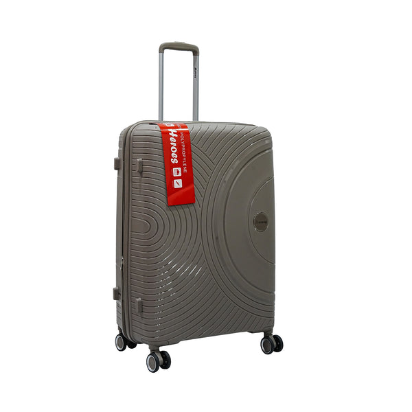 WP-17039 – Heroes  Trolley Case – Khaki – Spinner Wheels & TSA Lock – Available in Small, Medium & Large Sizes