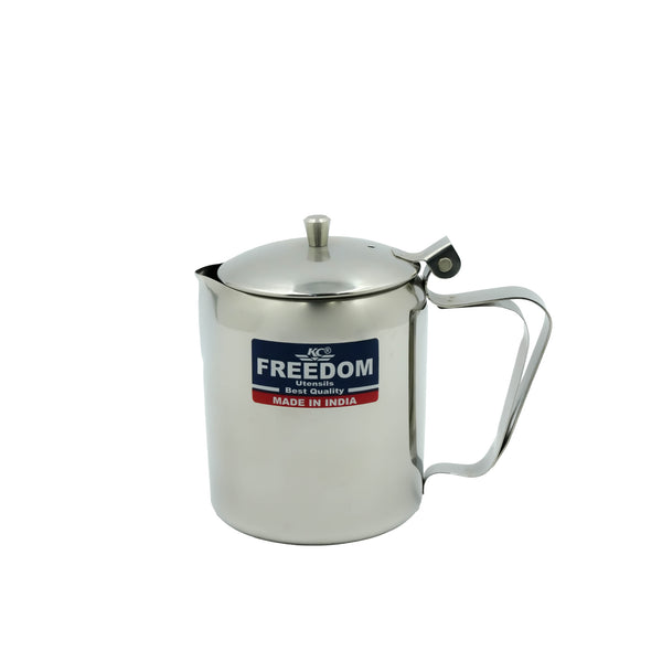 X20 – Stainless Steel Milk Pot with Lid