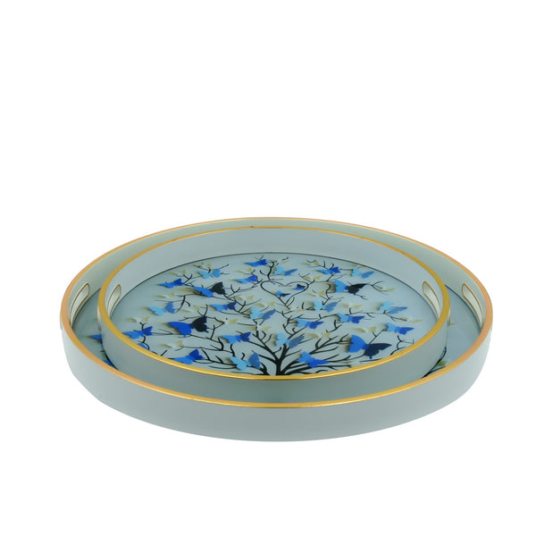RY-204 – 2-Piece Round Serving Tray Set