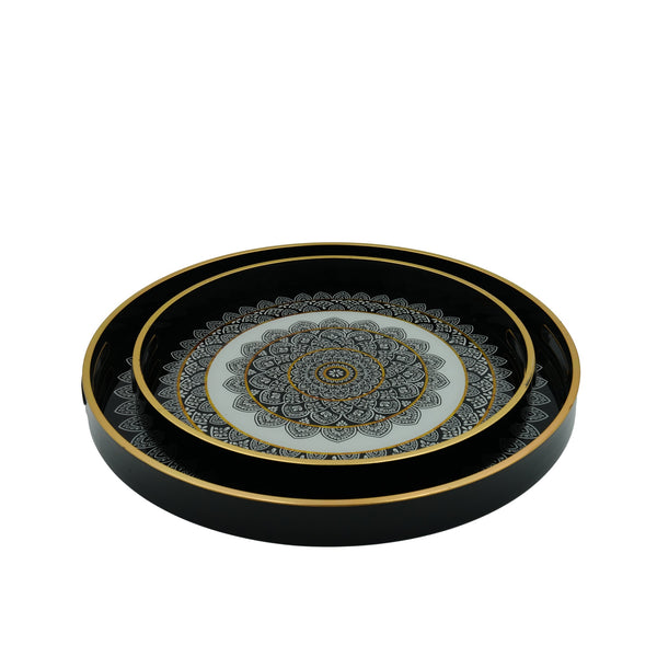 RY-137 – 2-Piece Round Serving Tray Set
