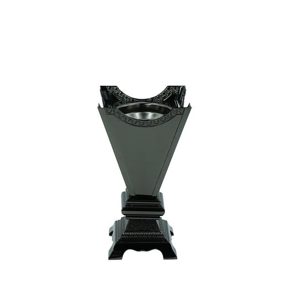 Incense Burner Black Finish – 24cm Height – Home Décor & Fragrance Holder – TA2832