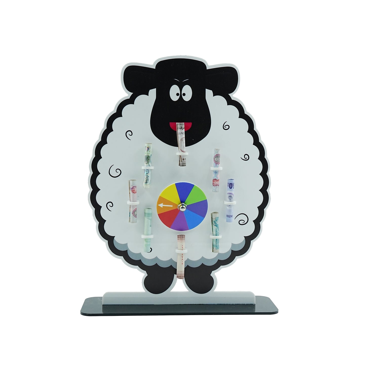 Acrylic Eid Al-Adha Mubarak Spin Stand – 40cm Height – EA-ALD25024