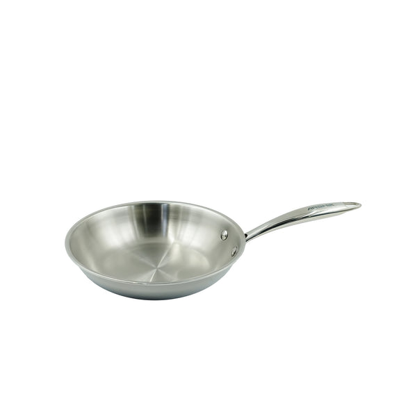 Tri-Ply Stainless Steel Fry Pan 20cm – Polished Silver Finish – SS160-3563