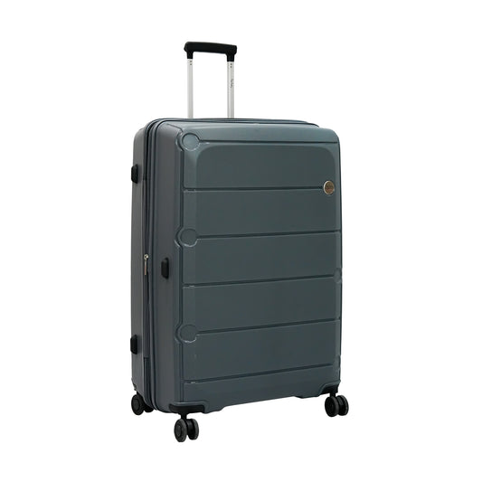 PC86391-4T – Pierre Cardin Trolley Bag with TSA Lock & Spinner Wheels – Dark Grey – Available in 21", 26", 30" & Beauty Case (14")
