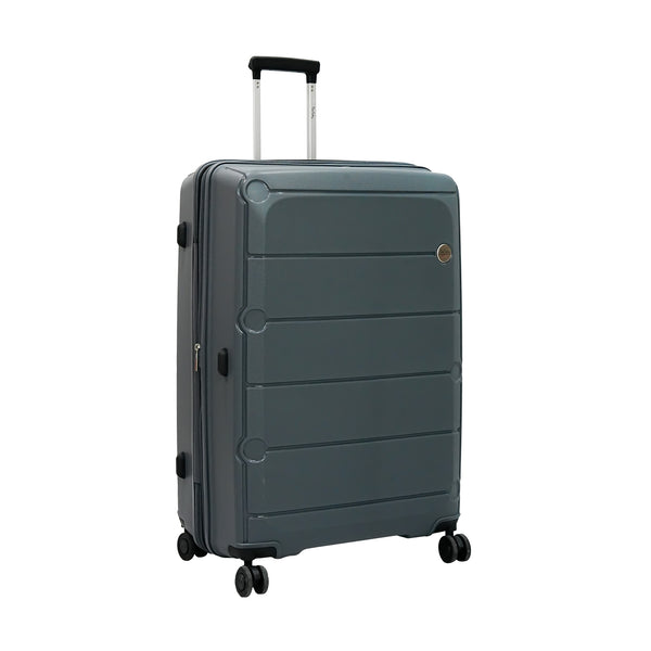 PC86391-4T – Pierre Cardin Trolley Bag with TSA Lock & Spinner Wheels – Dark Grey – Available in 21", 26", 30" & Beauty Case (14")