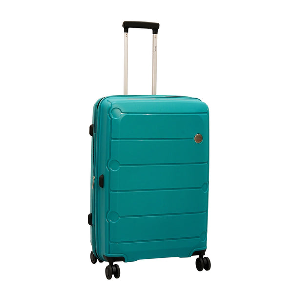 PC86391-4T – Pierre Cardin Trolley Bag with TSA Lock & Spinner Wheels – Teal – Available in 21", 26", 30" & Beauty Case (14")