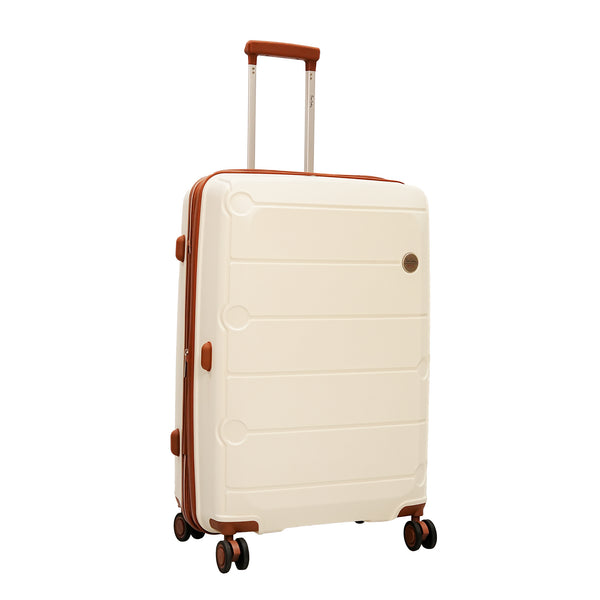 PC86391-4T – Pierre Cardin Trolley Bag with TSA Lock & Spinner Wheels – White – Available in 21", 26", 30" & Beauty Case (14")