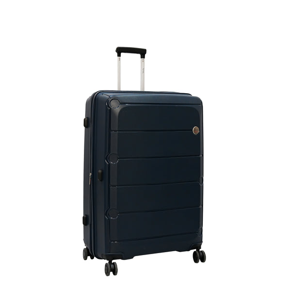 PC86391-4T – Pierre Cardin Trolley Bag with TSA Lock & Spinner Wheels – Navy – Available in 21", 26", 30" & Beauty Case (14")