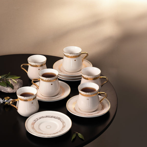 كوب حليب وصحن من اثير - بيج ذهبي - Et2490