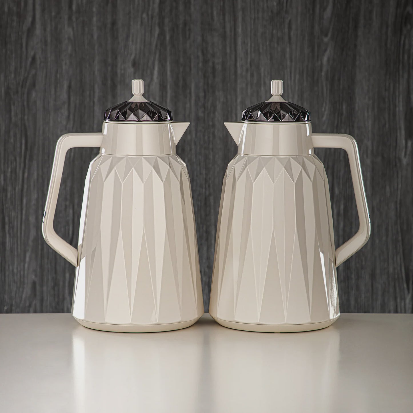 FG209 Vacuum Flask 2PC Set Ivory Black