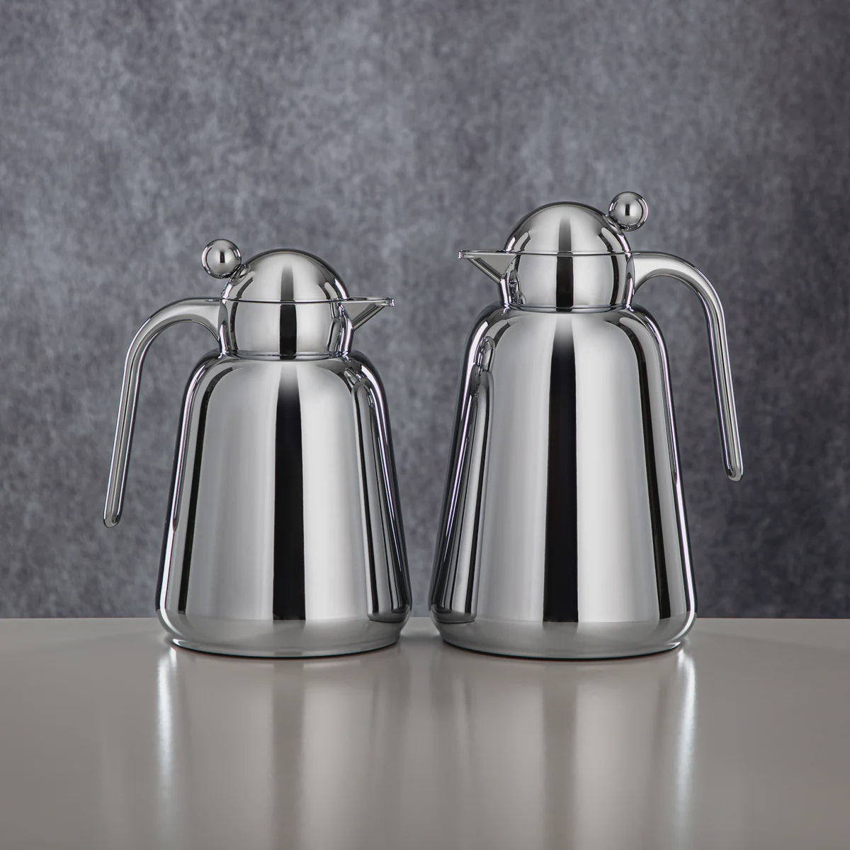 FG807  Vacuum  Flask 2PC Set Silver